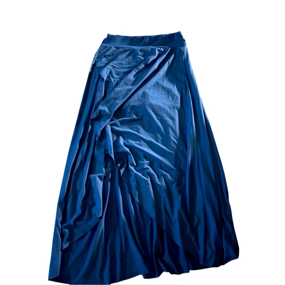 Blue Women's  Maxi Skirt with tulip hem - size large